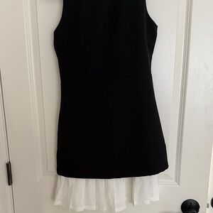 Cider Black and White Mini Dress